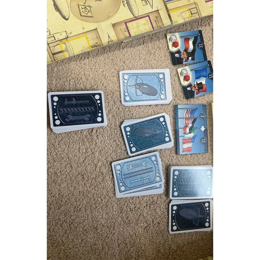 Game Airships Game Andreas Seyfarth Dice card Board Game 2007 Queen Games